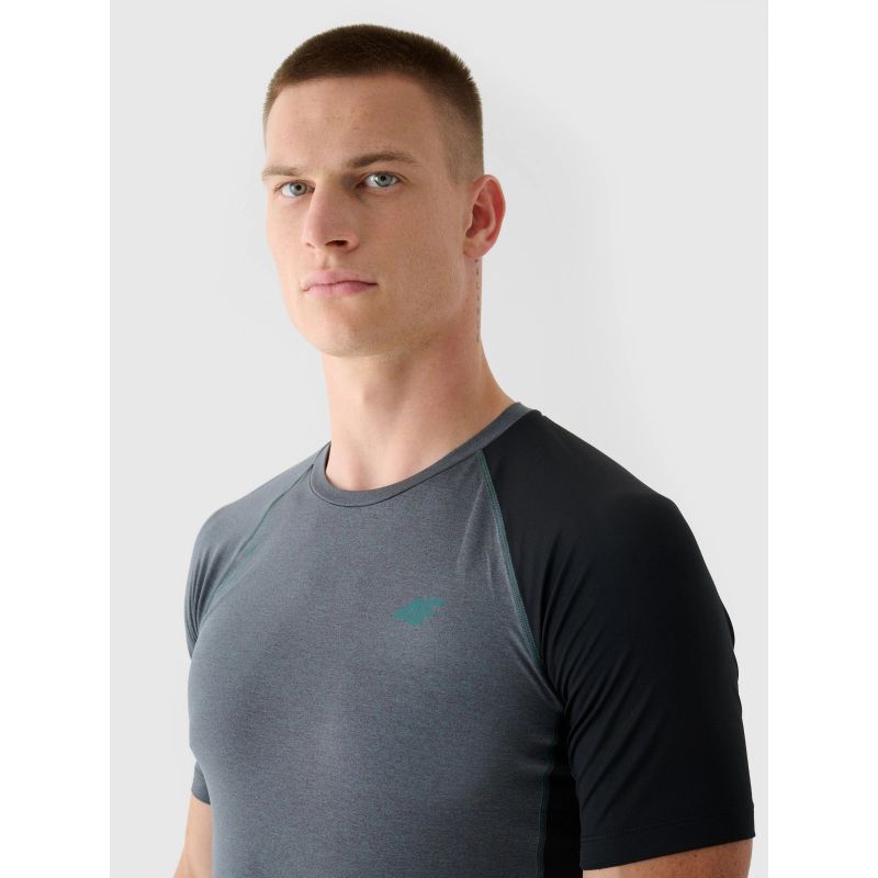 Men's quick-drying running shirt 4F 4FWAW24TFTSM0955-40M *Kategoria tymczasowa Your Sports Performance