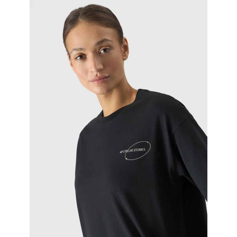 Women's oversize printed T-shirt 4F 4FRSS24TTSHF2089-20S 4f
