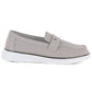 Vinceza 93221 women's gray leather moccasins Vinceza