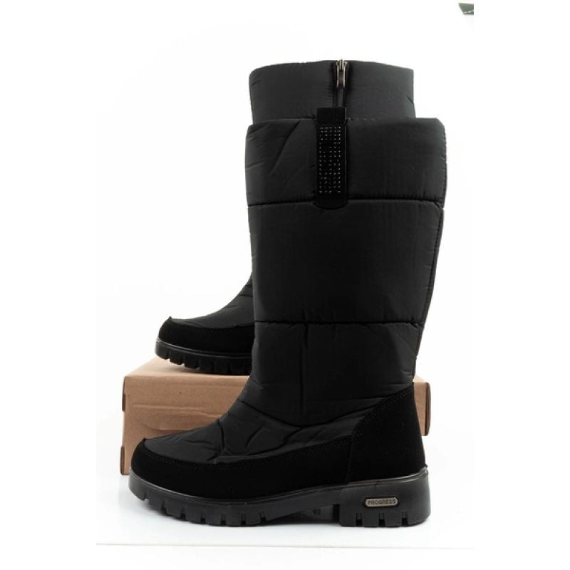Progress winter boots snow boots women's warm fashionable zipper boots In preparation Your Sports Performance