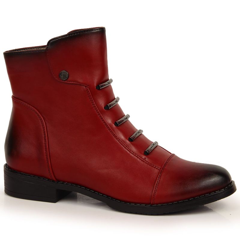 Jezzi W JEZ52G red insulated ankle boots with decorations Footwear/Outdoor/Jezzi Your Sports Performance