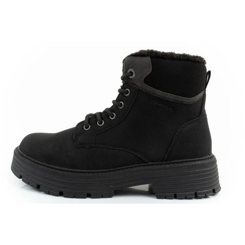 O'neill winter boots women's hiking boots, insulated ankle boots, fashionable black ONeill