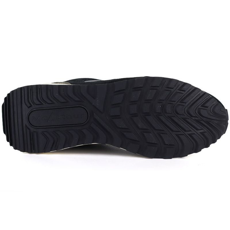 Men's black leather sports shoes Mcrthur MA254 McArthur
