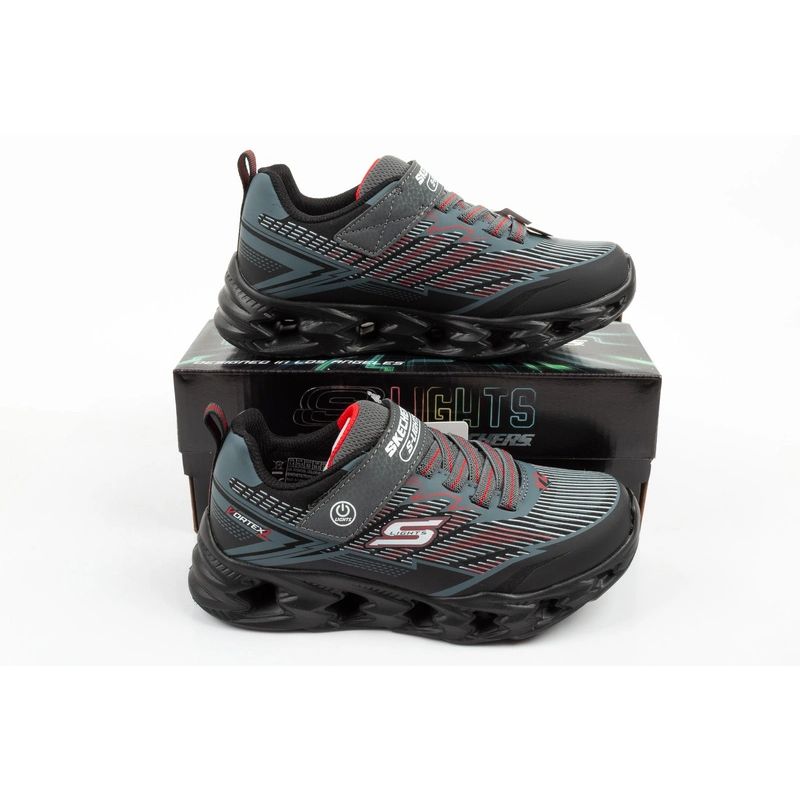 Skechers Veltrox 2.0 LED Children's Sports Shoes for Boys with Velcro