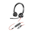 Poly Blackwire 3325 Stereo USB-C Headset +3.5mm Plug +USB-C/A Adapter Akcesoria GSM/Słuchawki przewodowe Your Sports Performance