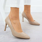 Beige high heel pumps Sergio Leone 1339 To be categorized Your Sports Performance