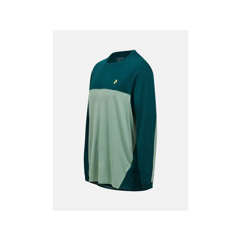PEAK PERFORMANCE M Trail Wool-Blend Longsleeve T-shirt, green