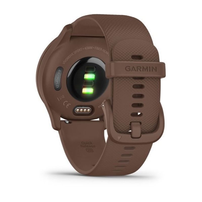 Garmin Vivomove Sport 40mm Cocoa Peach Gold watch Akcesoria sportowe i turystyczne/Zegarki sportowe Your Sports Performance