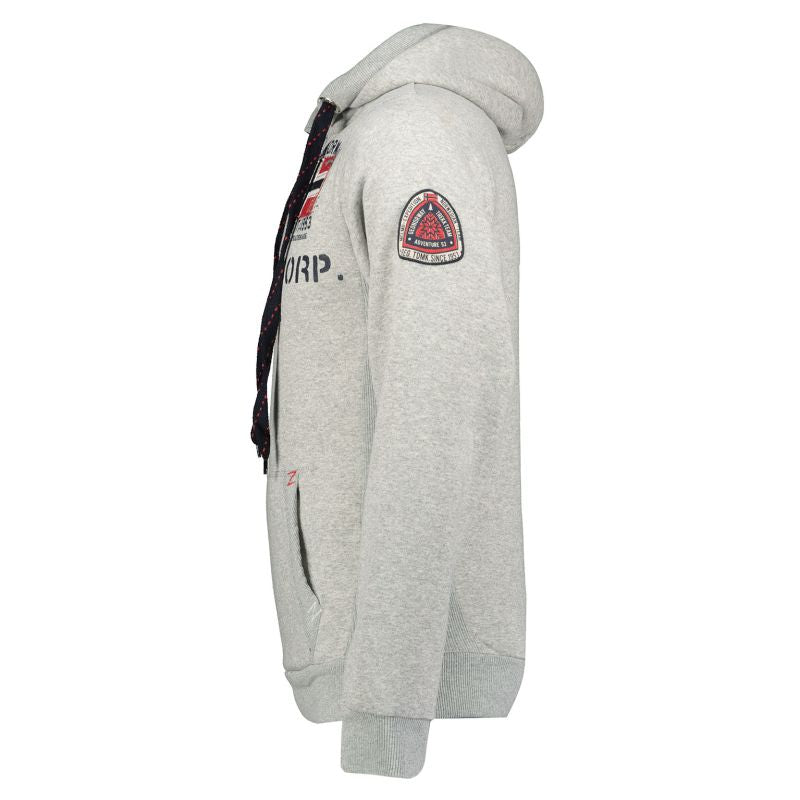 Geographical Norway GOPTAINE MEN 100 EO BS2 Men’s Sweatshirt (WT1885H/GN-LIGHT GREY)