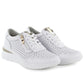 White openwork leather wedge sneakers Vinceza 95402 Vinceza