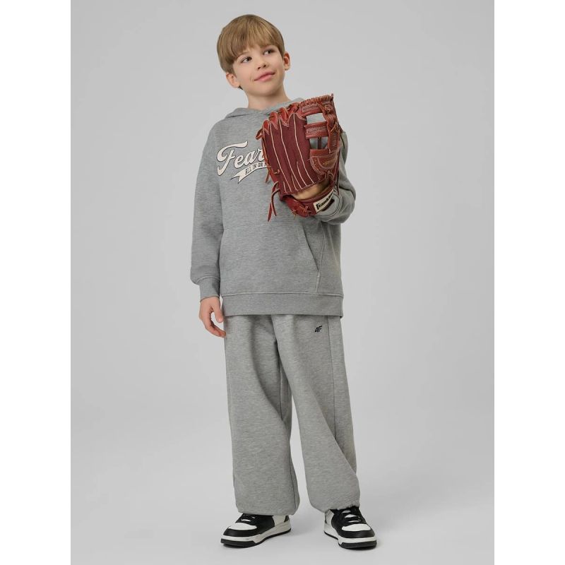 Boy's loose hooded sweatshirt 4F 4FJRSS26TSWSM2636-27M 4f