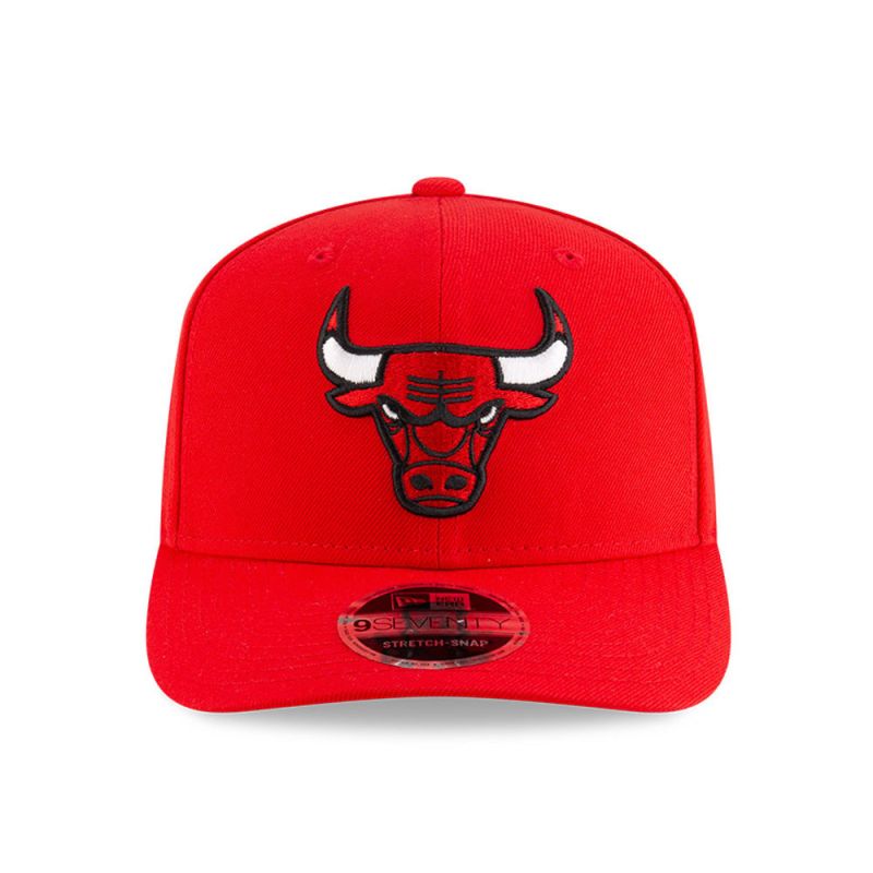 New Era 9SEVENTY Chicago Bulls NBA Team Red Stretch Snapback Cap - 60755451 Odzież/Czapki/Czapki z daszkiem Your Sports Performance