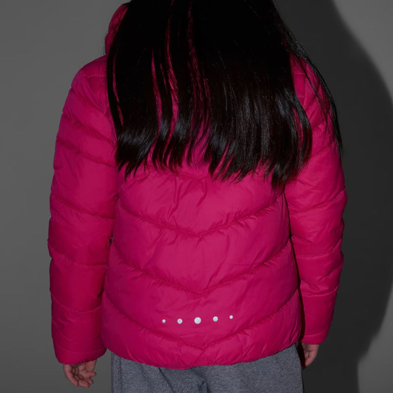 Jacket for girls 4F F0739 fuchsia 4FJWSS26TDJAF0739 55S