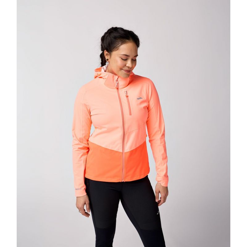High Point Waterproof Jacket 2 Women's Running Jacket Pink Import z Brooks/Brooks/Kurtki Your Sports Performance