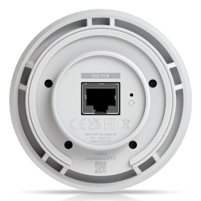 Ubiquti UniFi G6 Bullet White camera (UVC-G6-BULLET-W) 8MP 3840 x 2160 (16:9) IP66 IK04 9.9W CCTV IP/Kamery Your Sports Performance