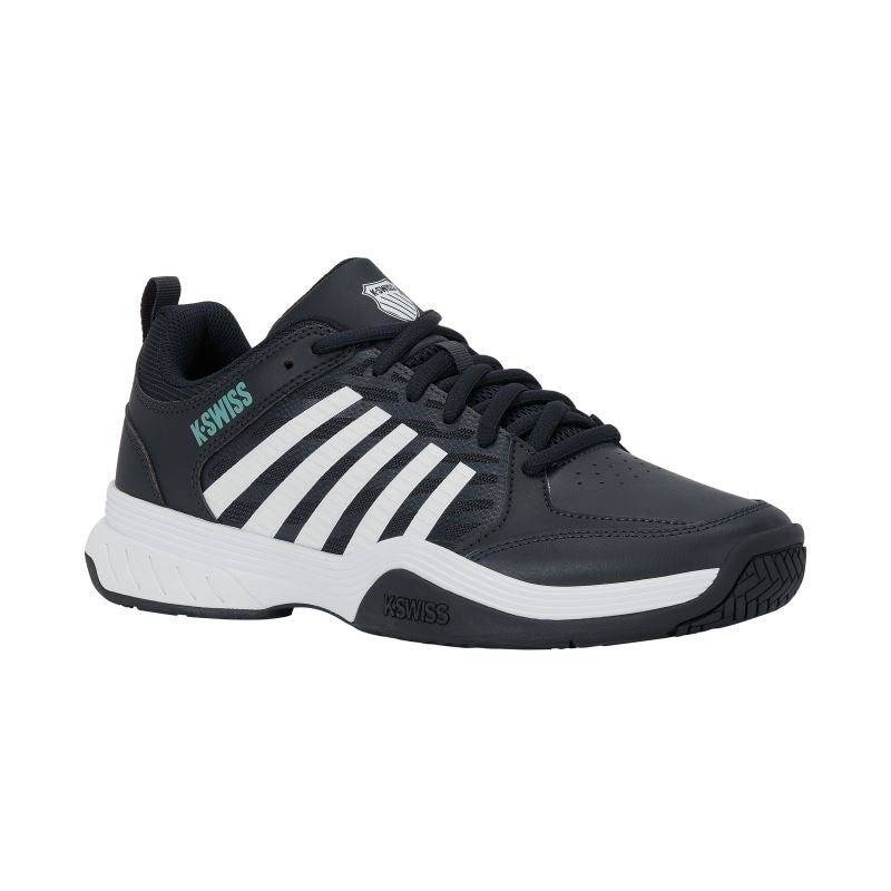 K-Swiss COURT EXPRESS 2 CARBON/WHITE/BALTIC-M (04428-033-M)