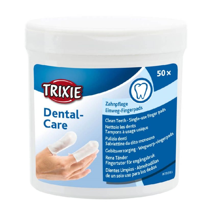TRIXIE Dental-Care - Teeth cleaning wipes - 50 pieces Dla zwierząt/Pielęgnacja uniwersalna (dla psów i kotów) Your Sports Performance