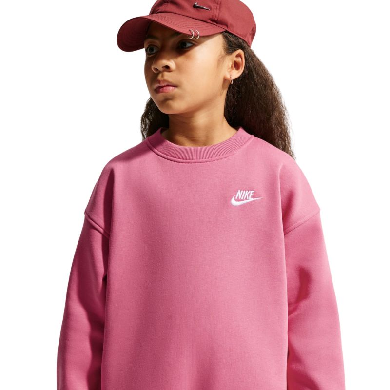 Nike Sportswear Club Fleece Kids' Sweatshirt Pink FD2923 641