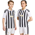 adidas Juventus 26/27 kids' jersey white and black KB8836