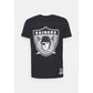 Mitchell &amp; Ness NFL Oakland Raiders Team Logo Tee BMTRINTL1270-ORABLCK Clothing/Lifestyle/T-shirts/Mitchell & Ness Your Sports Performance