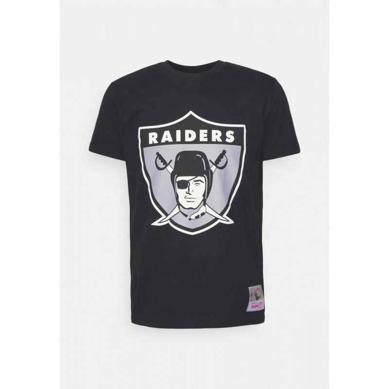 Mitchell &amp; Ness NFL Oakland Raiders Team Logo Tee BMTRINTL1270-ORABLCK Clothing/Lifestyle/T-shirts/Mitchell & Ness Your Sports Performance