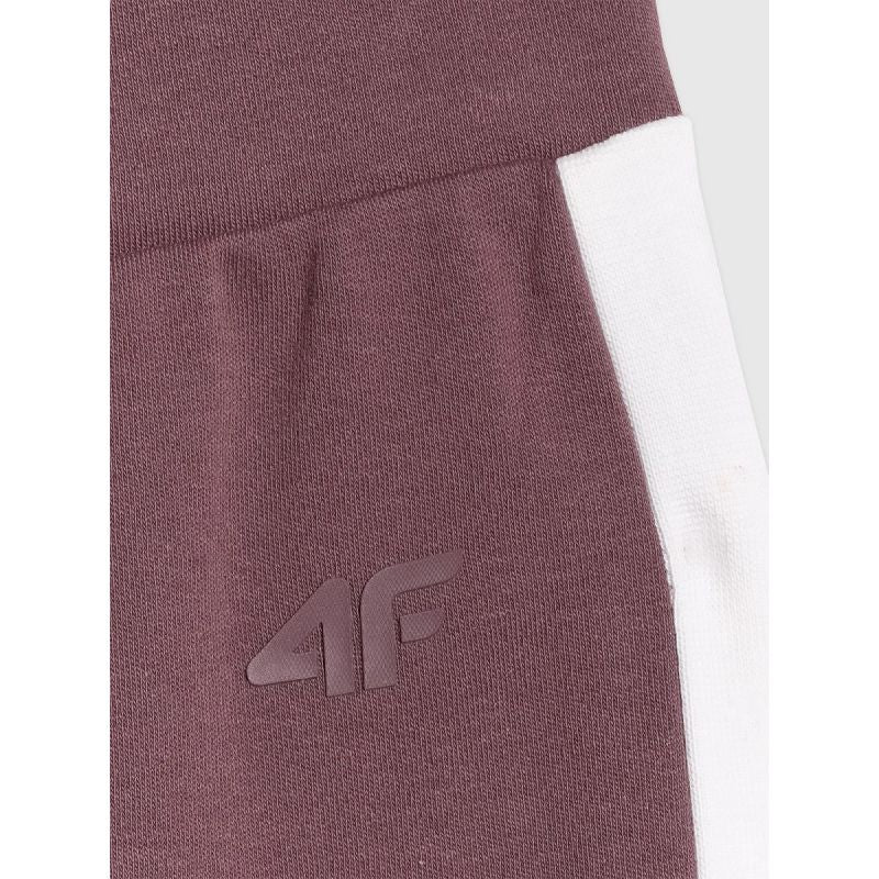 Girls' sweatpants with flared legs 4F 4FJRAW25TTROF1599-51S *Kategoria tymczasowa Your Sports Performance