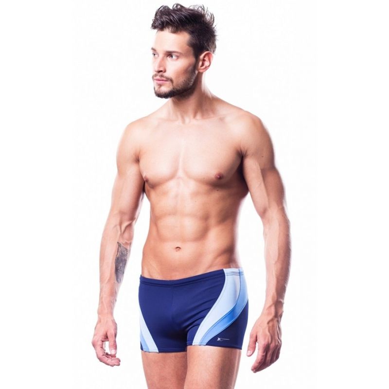 Men's swimming trunks 034 navy blue M In preparation Your Sports Performance