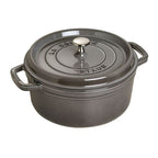 STAUB Round cast iron pot 40500-246-0 3.8l graphite AGD - Produkty/Garnki / patelnie nieelektryczne Your Sports Performance