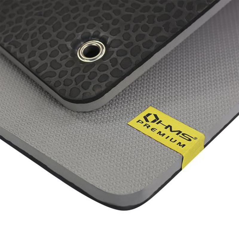 Club fitness mat with holes HMS Premium MFK02 Gray-Black Accessories/Training equipment Your Sports Performance