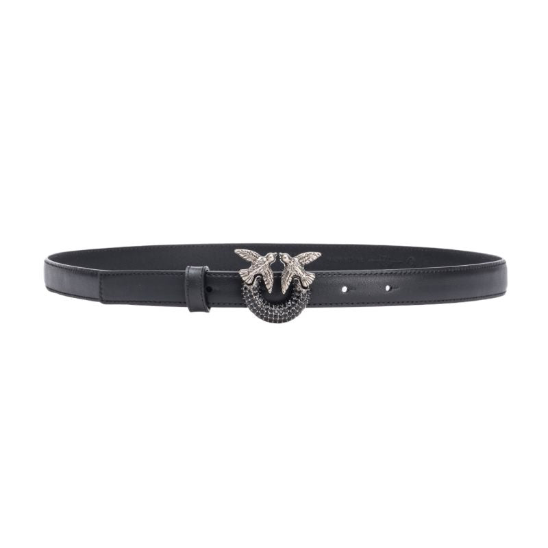 Pinko belt with crystals H2 W 100143A110 black Accessories Your Sports Performance