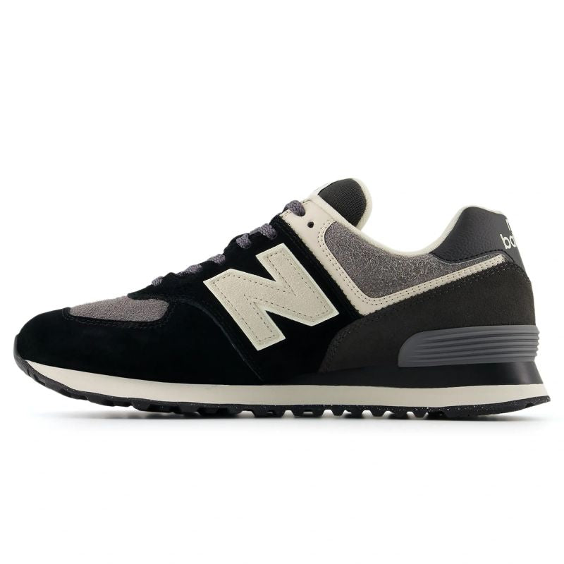 New Balance U574 lifestyle black unisex sneakers (U574SBK) New Balance