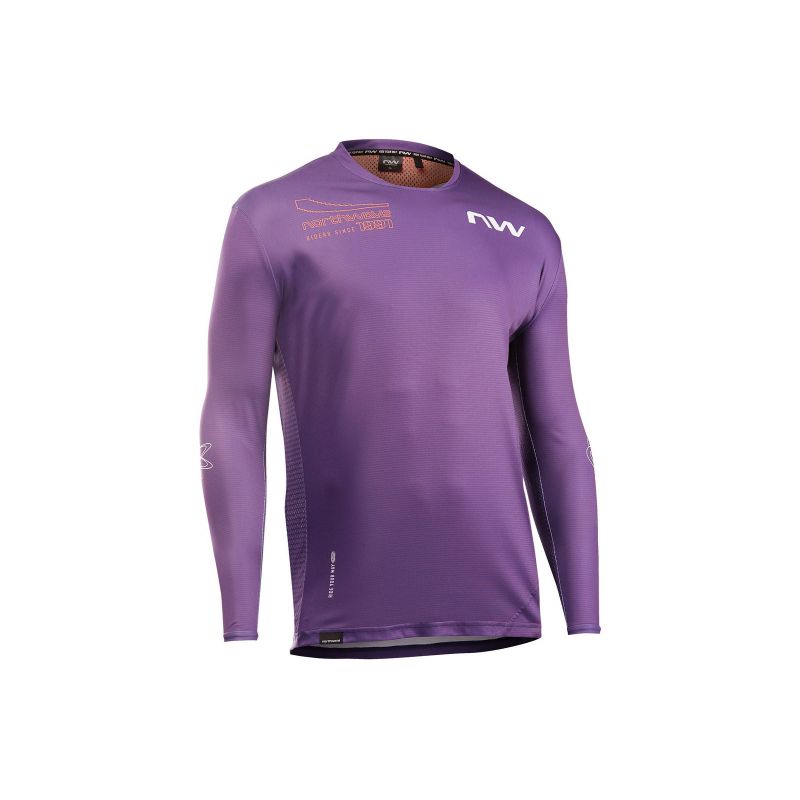 NORTHWAVE Edge 2 Jersey LS Purple