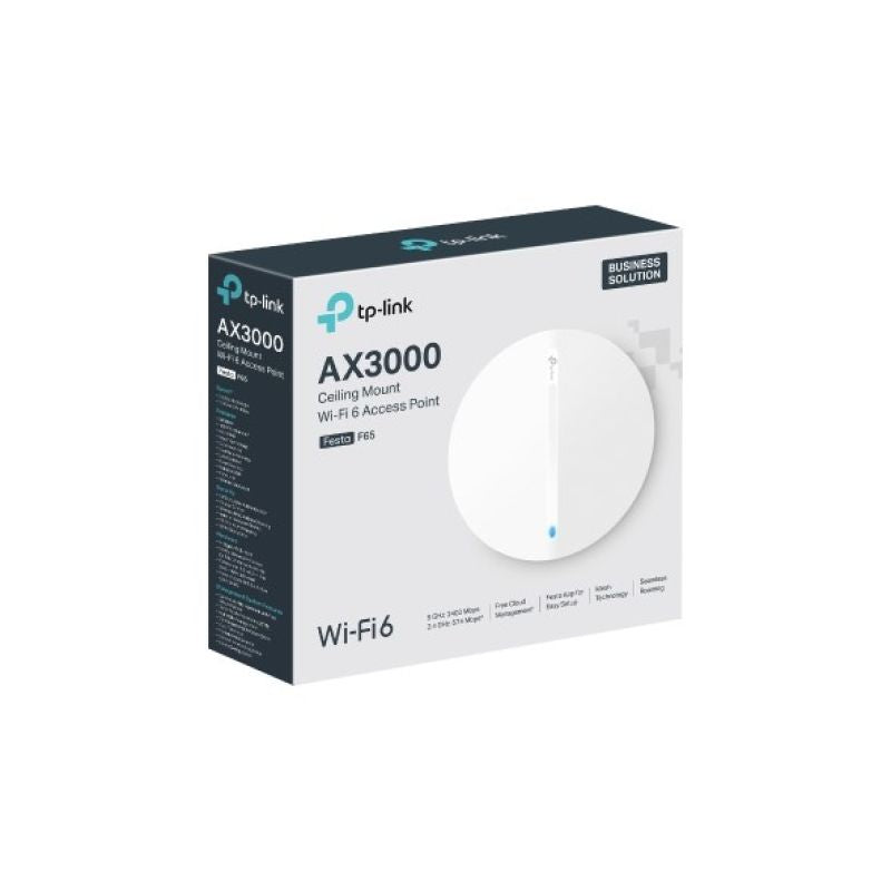 TP-Link Festa F65 3000 Mbit/s White PoE Support Komunikacja i łączność/AccesPoint Your Sports Performance