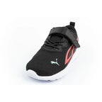 Puma Kids' All-Day Sports Sneakers with Hook-and-Loop Fastener, Black and Comfortable