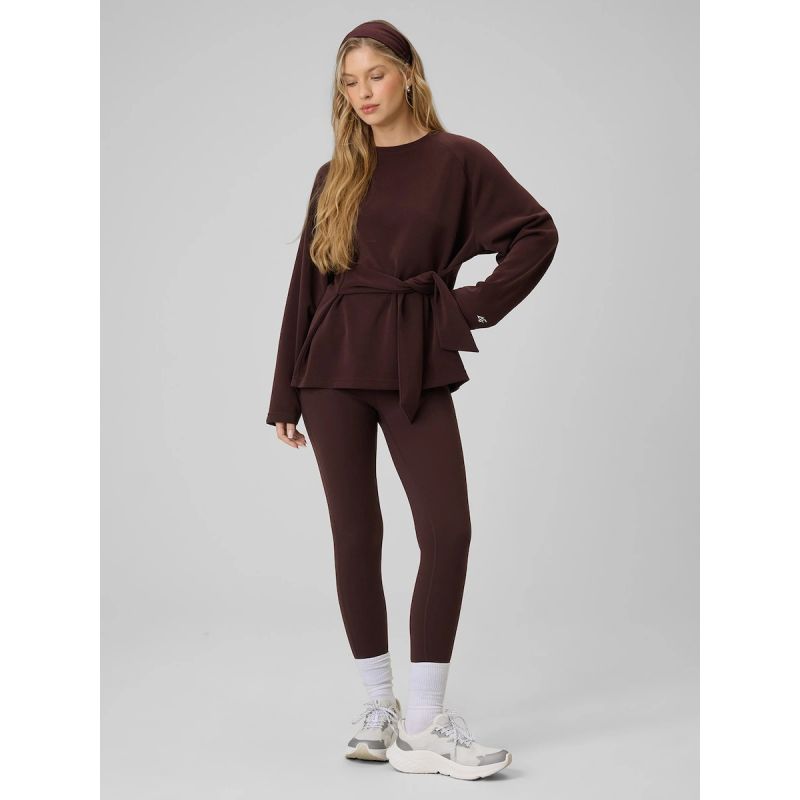 Women's regular sweatshirt with ties and modal 4F 4FRSS26TSWSF2784-80S