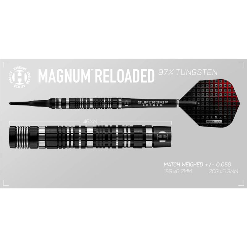 Harrows Magnum Reloaded 97% Softip Darts In preparation Your Sports Performance
