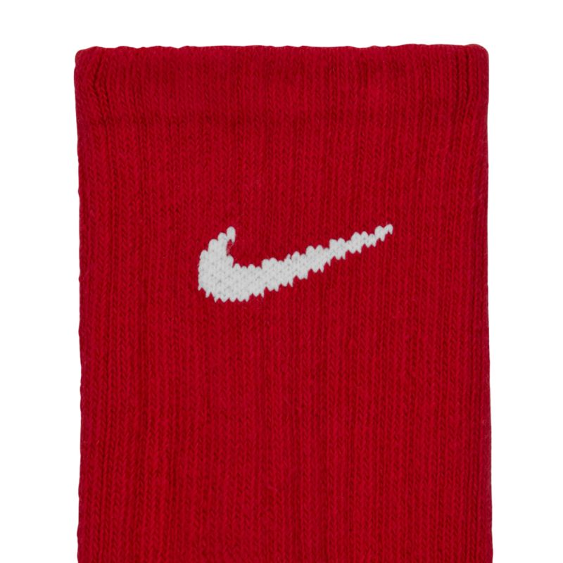 Nike Everyday Cush Crew Kids' Socks, 6 Pairs, Multicolour, SX6910 903