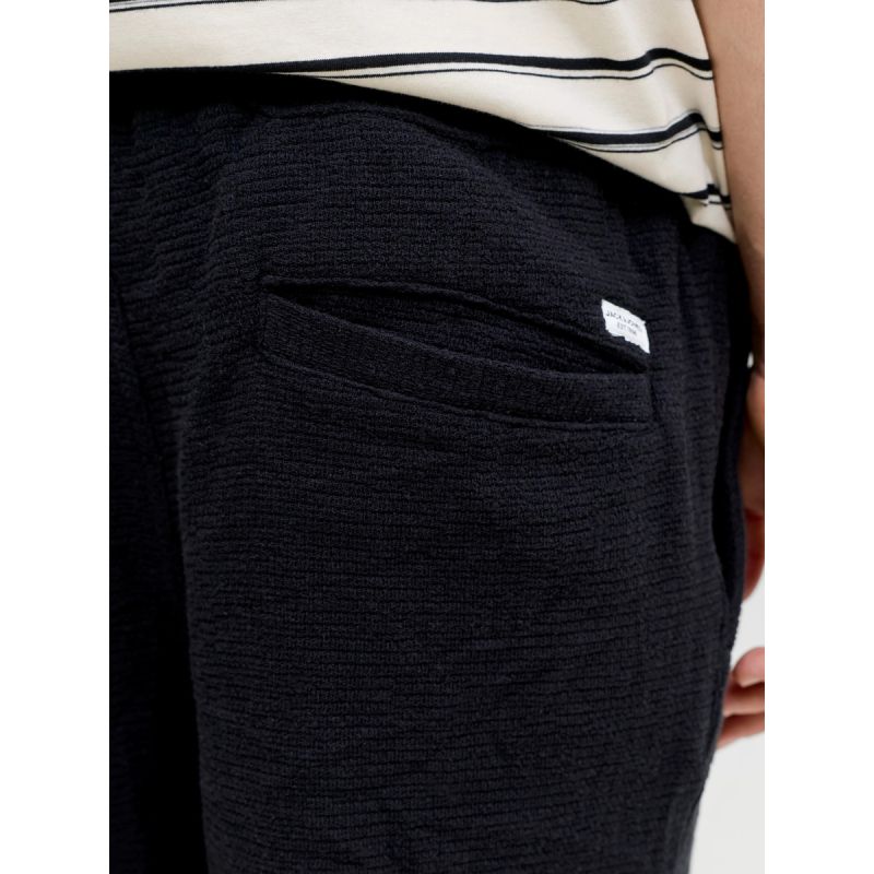 Jack&Jones men's shorts JPSTJAIDEN COBA STRIPE JOG SHORTS REG SN 12274413 BLACK Jack&Jones