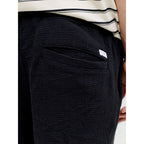 Jack&Jones men's shorts JPSTJAIDEN COBA STRIPE JOG SHORTS REG SN 12274413 BLACK Jack&Jones