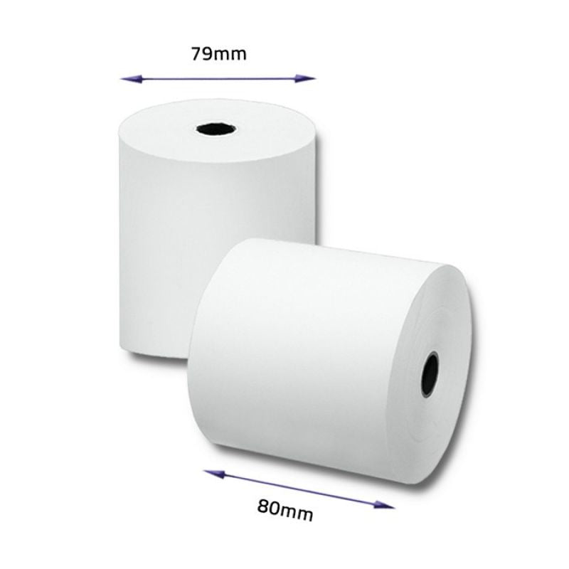 QOLTEC THERMAL ROLL 80X80 | 55G/M2 | 10PCS | BPA FREE Artykuły papiernicze/Rolki kasowe Your Sports Performance