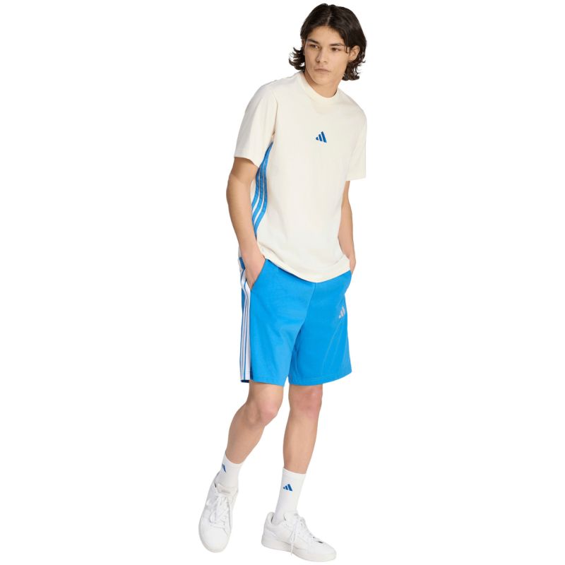Men's adidas Essentials 3 Stripes T-shirt cream KC0888