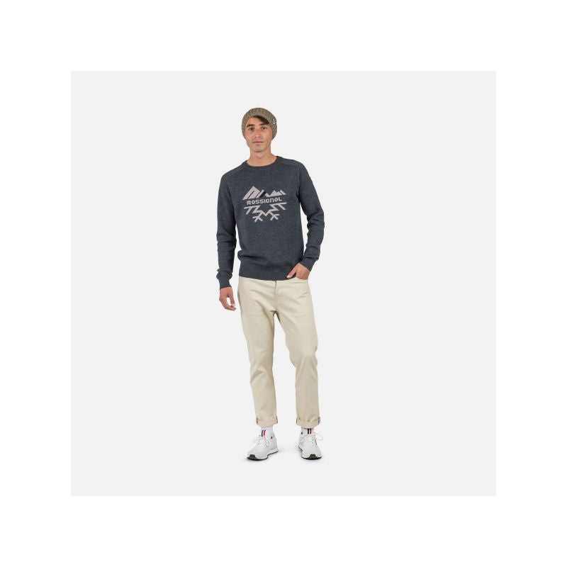 Rossignol Alpine Half Zip Sweater Gray Rossignol