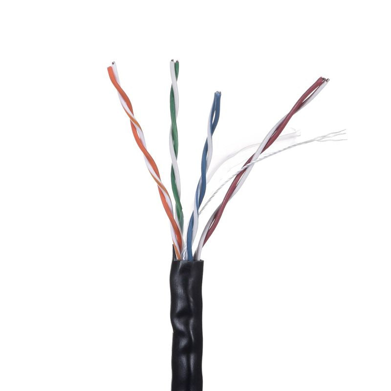 LANBERG UTP CABLE 1GB/S 305M CCA WIRE BLACK LCU6-10CC-0305-BK Kable, gniazda i wtyki/Kable sieciowe Your Sports Performance