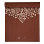 Gaiam Intense Rust Sundial Flower Yoga Mat 5mm 65733 Accessories/Training equipment Your Sports Performance