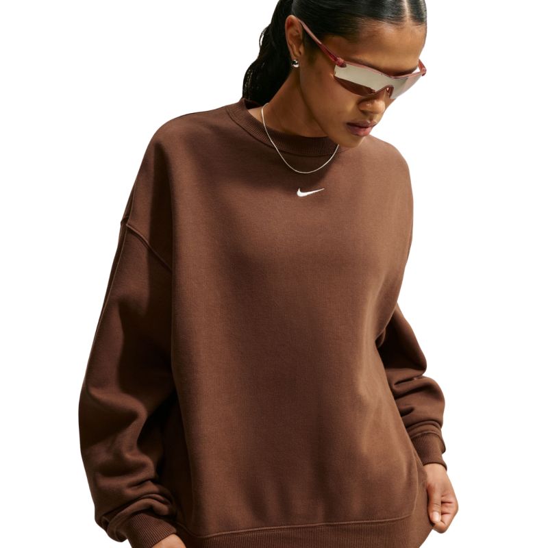 Nike Studio Fleece Women's Sweatshirt Brown IM8082 259