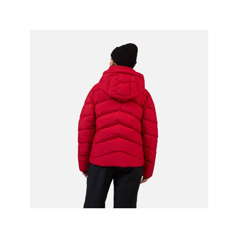 ROSSIGNOL W WISPILE RIPSTOP DOWN JKT women's ski jacket red