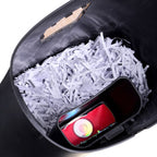 Activejet ASH-1201D shredder, P-3, 25 l, 5x38 mm shreds, 12 sheets, black and silver. Urządzenia biurowe/Niszczarki Your Sports Performance