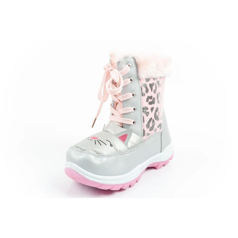 Leomil winter boots children's snow boots kitten fur warm for girls Leomil