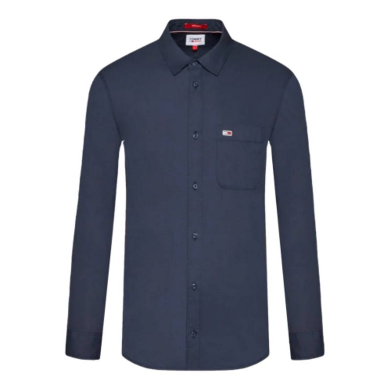 Tommy Jeans Tjm Essential Poplin Shirt M DM0DM11870 Clothing/Lifestyle/T-shirts/Tommy Hilfiger Tommy Hilfiger