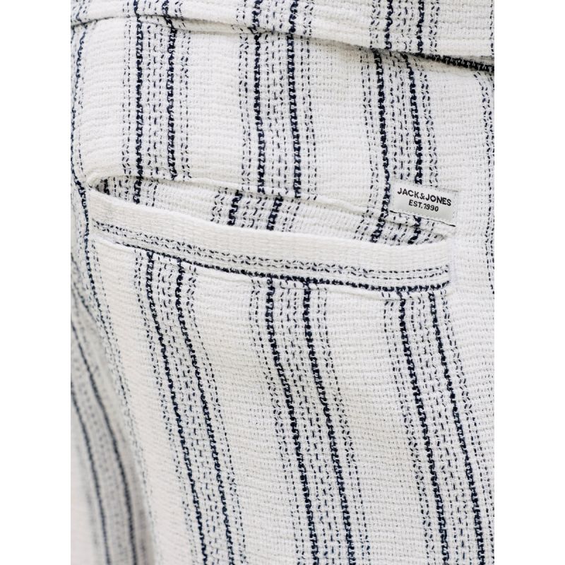 Jack&Jones men's shorts JPSTJAIDEN COBA STRIPE JOG SHORTS REG SN 12274413 CLOUD DANCER/STRIPES Jack&Jones